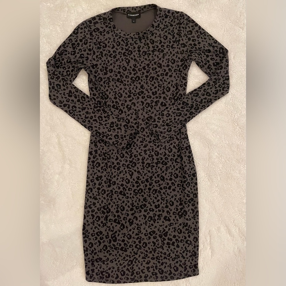 Carbon38 Women’s Leopard Bodycon Dress